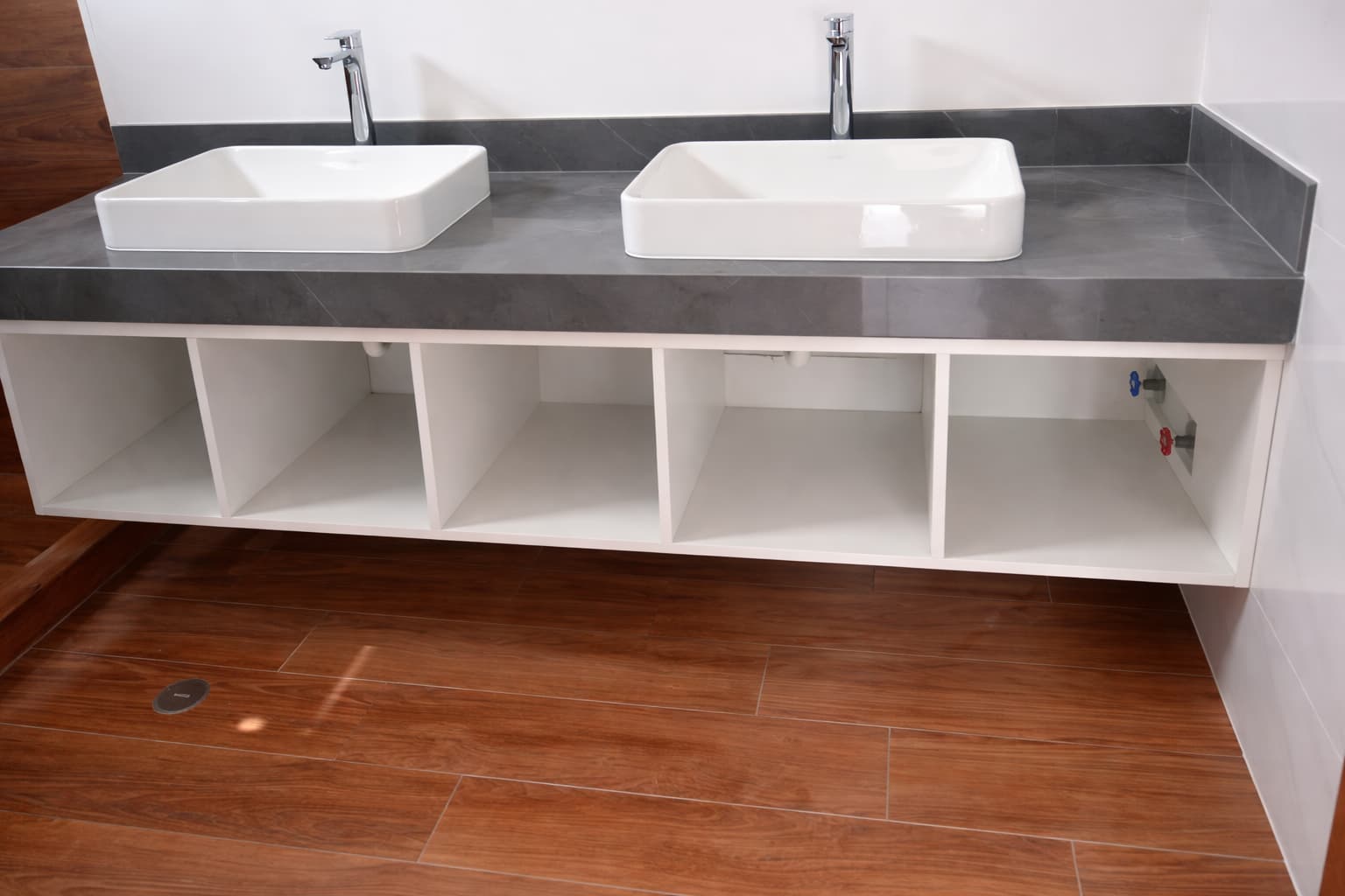 Mueble de Baño Doble en Melamina Hidrófuga