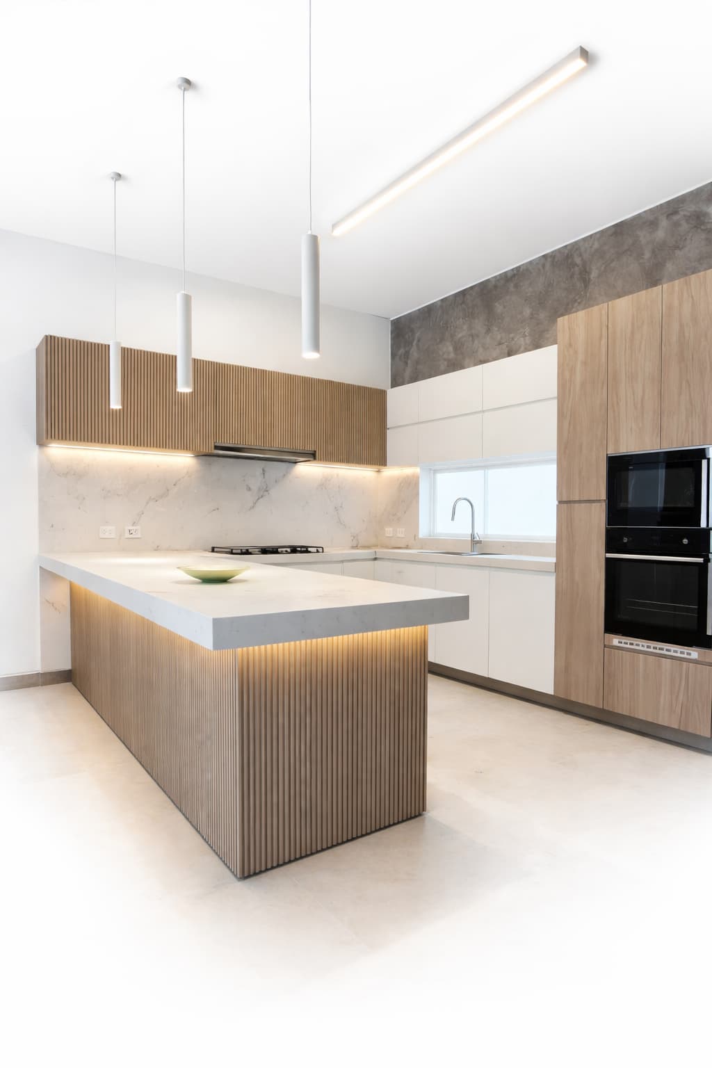 Cocina integral gourmet en melamina de alta resistencia