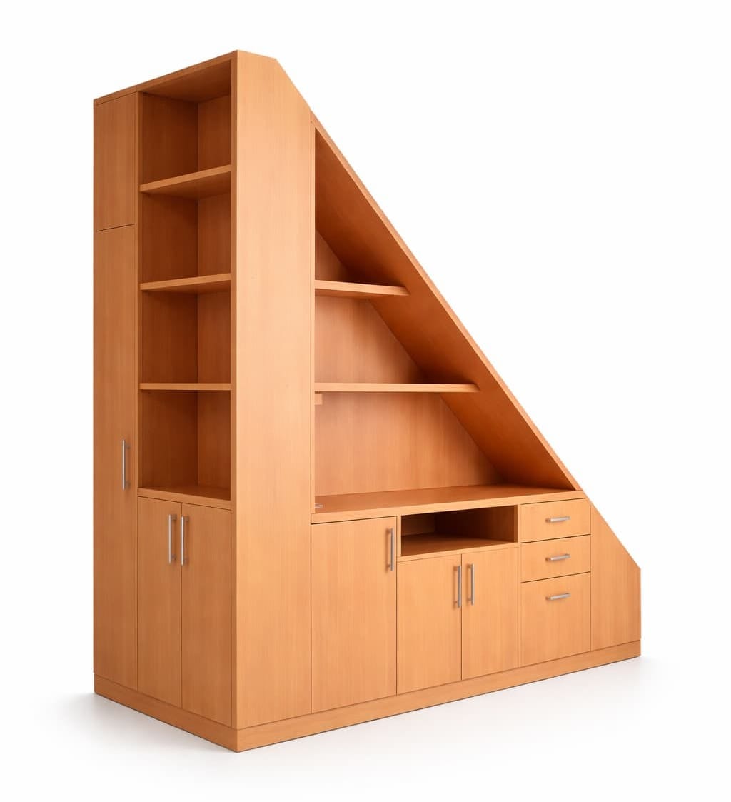 Organizador modular a medida de madera con diseño moderno y personalizado