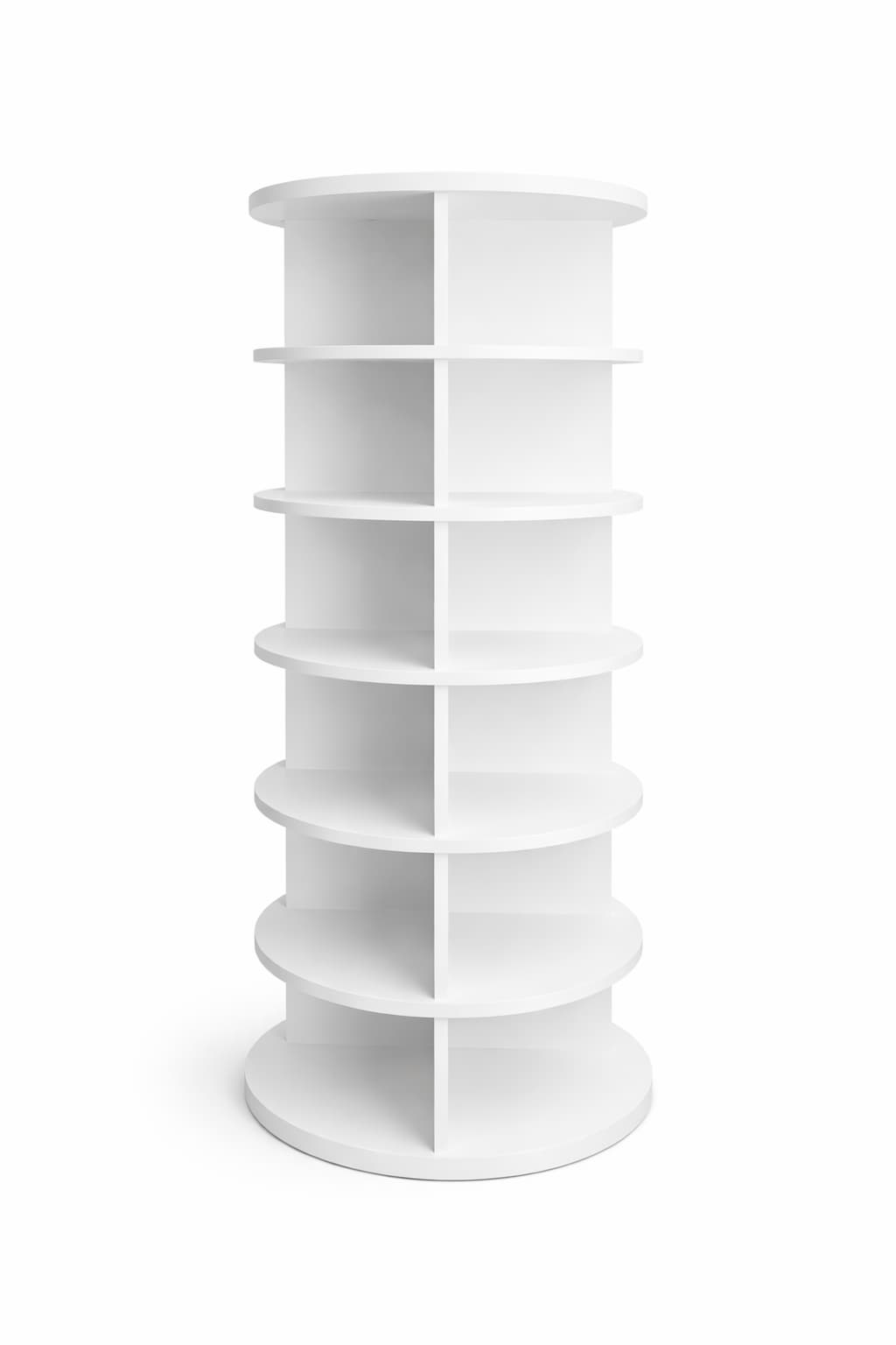 Zapatero giratorio 360 grados con almacenamiento compacto