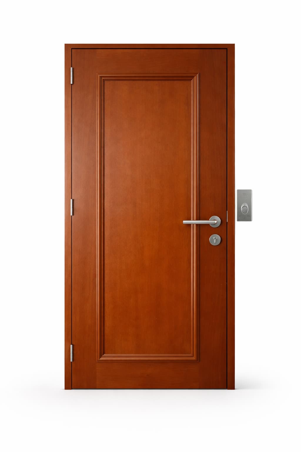 Puerta blindada de panel clásico con alta seguridad