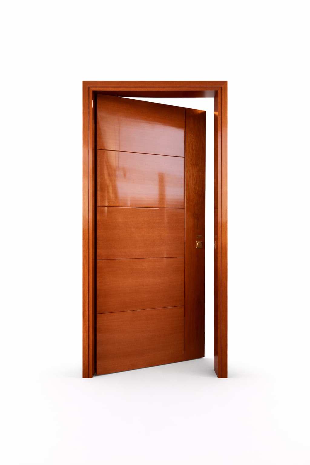 Puerta de interior con acabado brillante estilo moderno