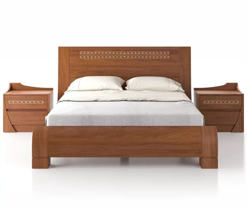 Set de dormitorio Imperial Wood de madera con diseño elegante